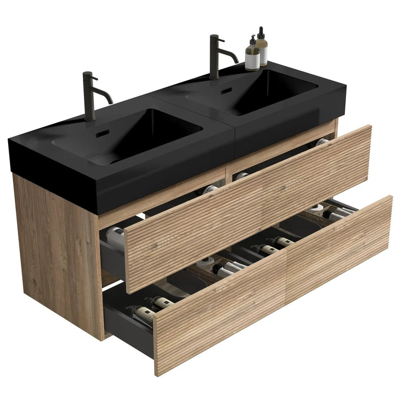 Grace 48'' (24inch*2) Rough Bathroom Vanity by HouseOfZazla