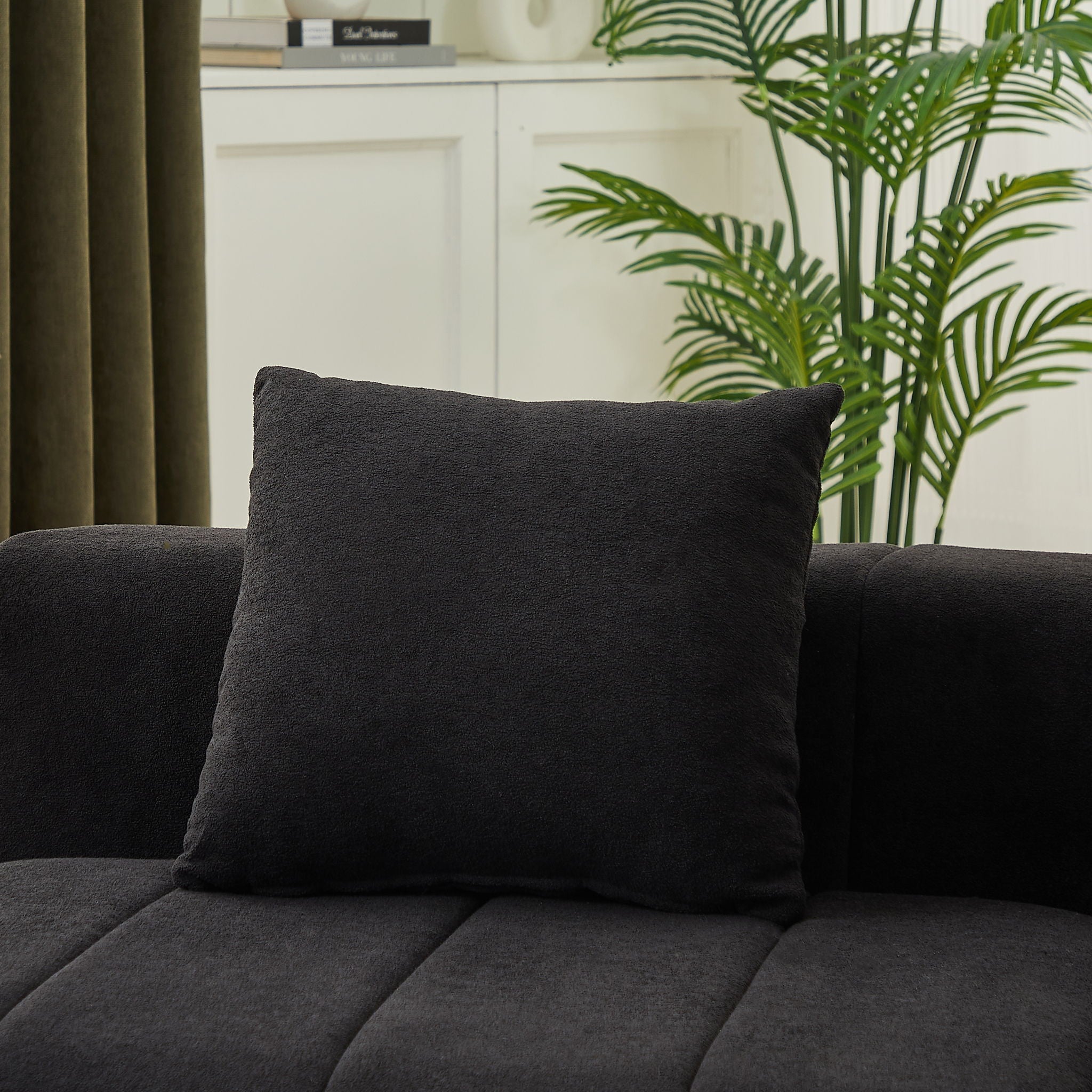 Modular Sectional Sofa With 2 Pillows, Symmetrical Design by HouseOfZazla