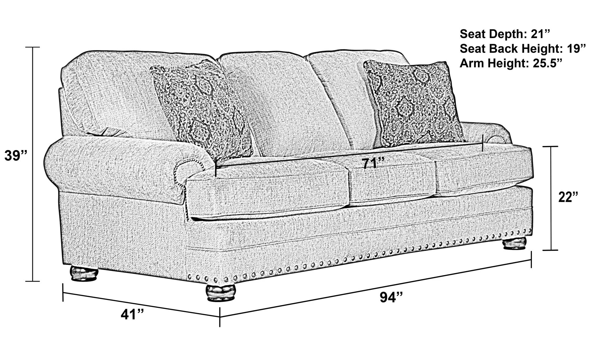 Singletary - Sofa by Unique Piece Furniture