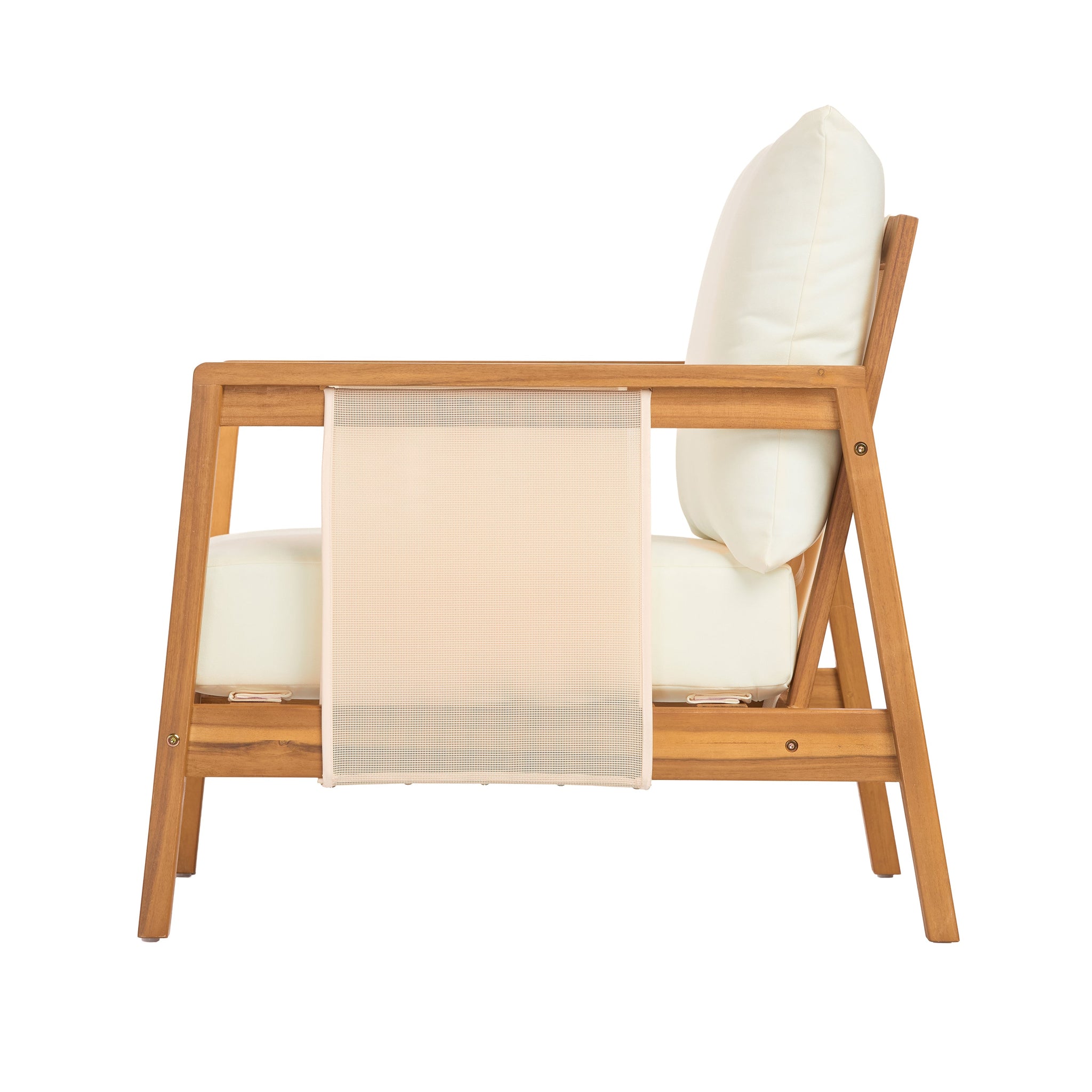 4-Pieces Sofa Set with Cushions Outdoor Loveseat & Coffee Table Set by HouseOfZazla