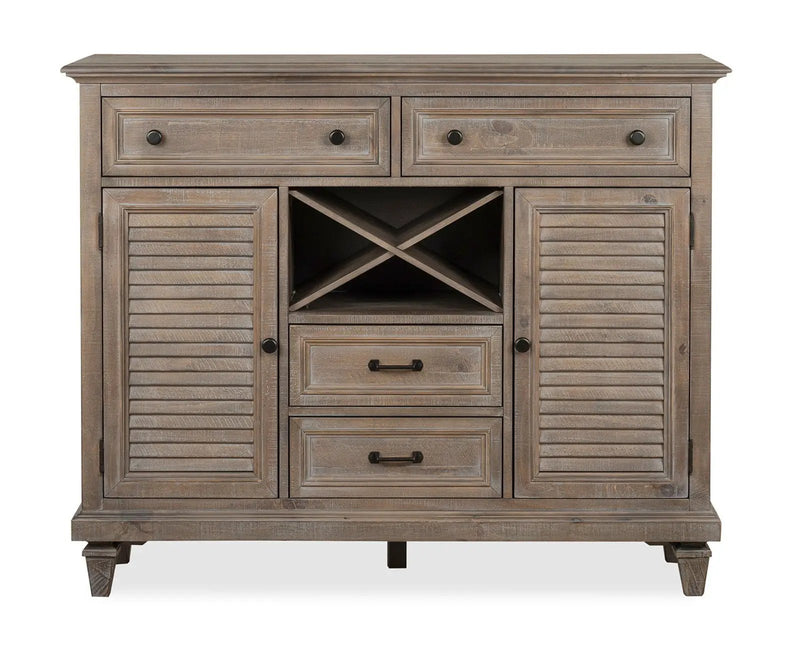 Lancaster - Server - Dovetail Gray, photo 2 of 7
