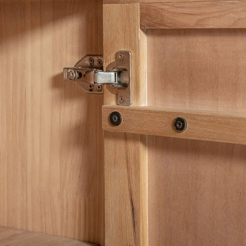 Nolan - Bookcase With Lower Cabinet - Natural by HouseOfZazla