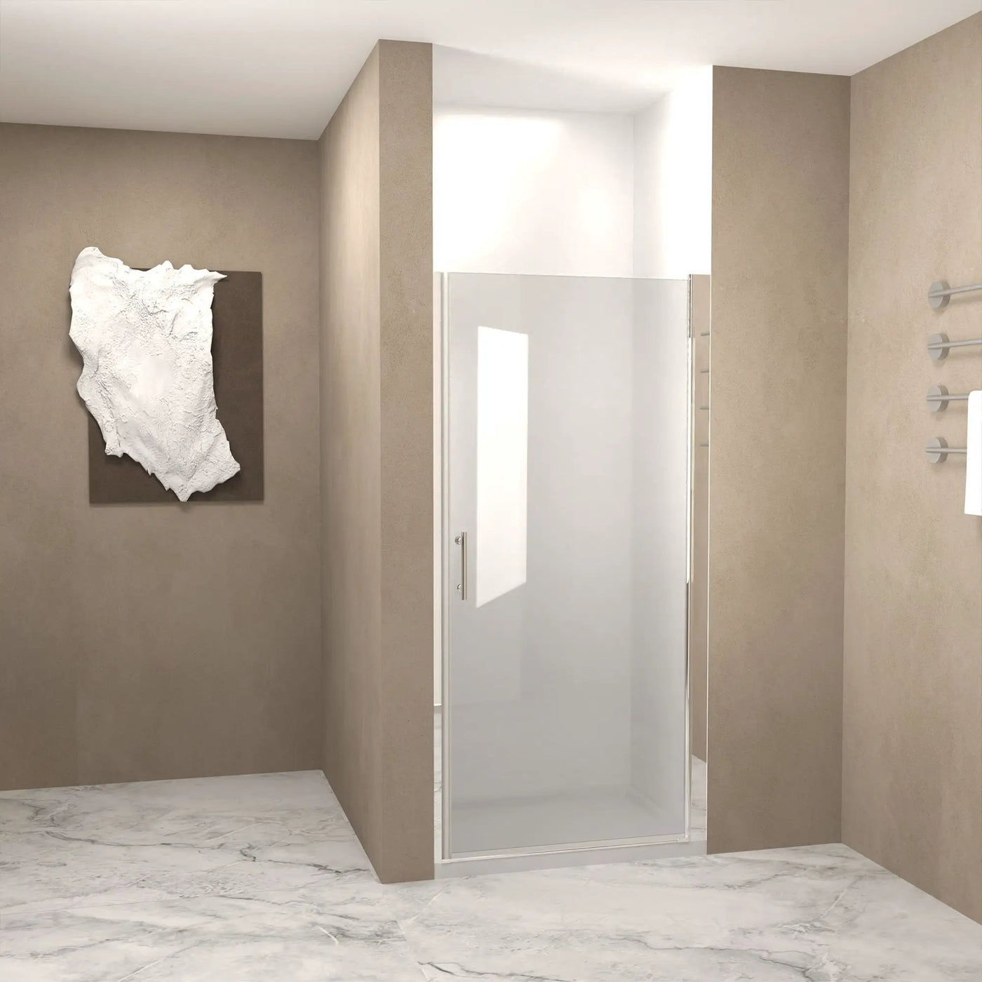Shower Door With Glass And Explosion Proof Safety Film by HouseOfZazla