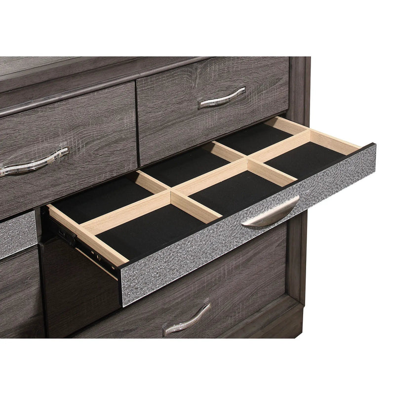 Ryder - Sparkle Dresser - Gray by Unique Piece Furniture