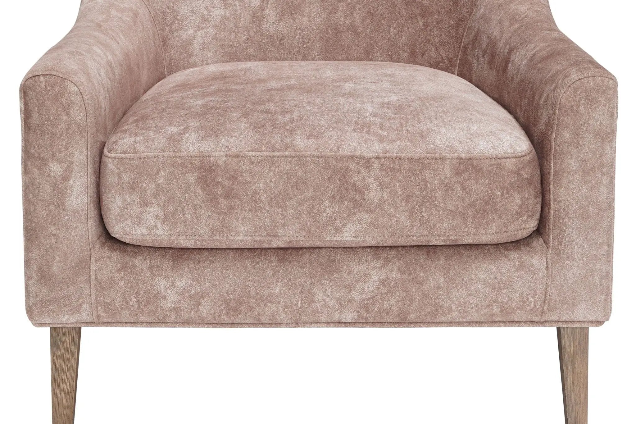 Hi Back Accent Chair - Light Brown by Unique Piece Furniture