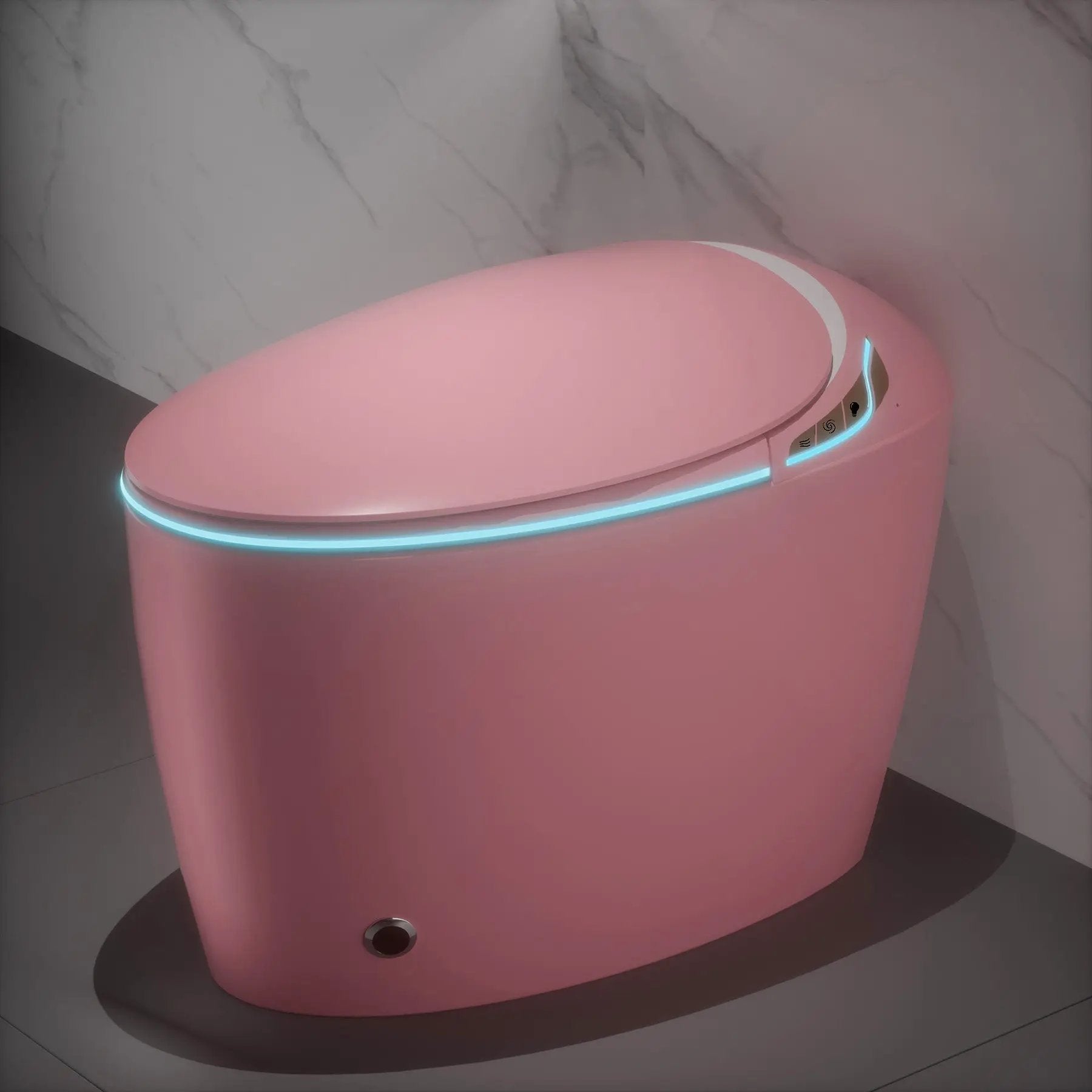 Unique Smart Toilet with Bidet Built-In by HouseOfZazla