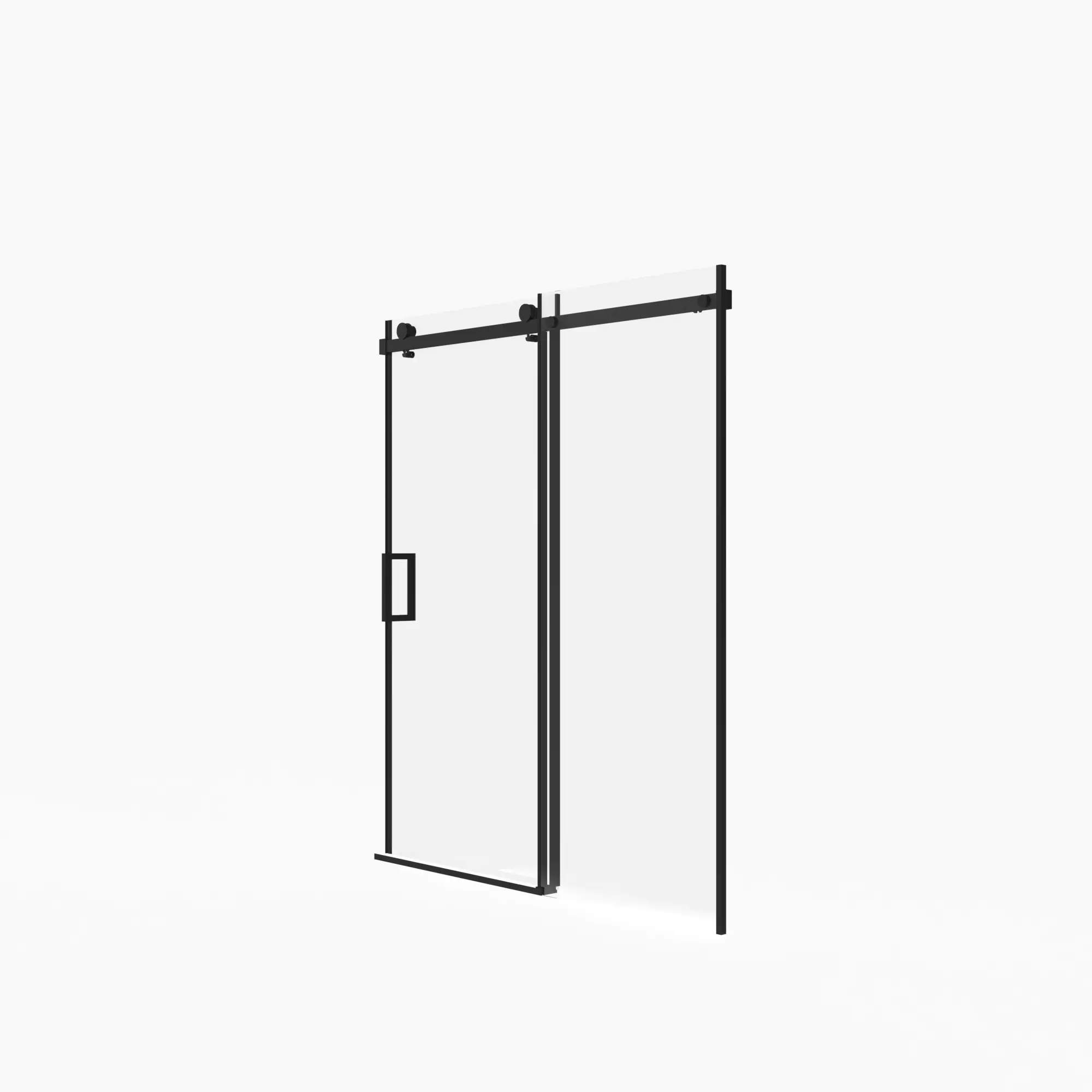 Frameless Sliding Shower Door - 5/16" Thick Tempered Glass by HouseOfZazla