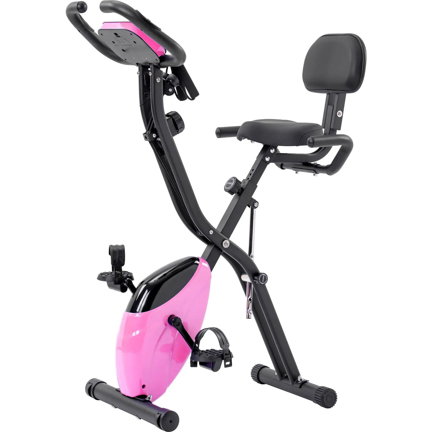 Exercise Bike Folding Stationary Bikes For Home With 16 Level Magnetic Resistance by HouseOfZazla