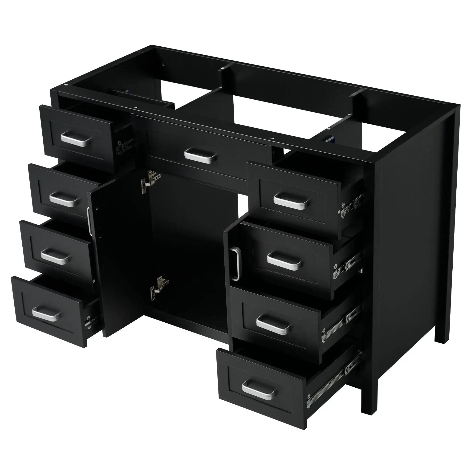 Bathroom Vanity Cabinet with 2 Soft Close Doors and 8 Drawers by HouseOfZazla