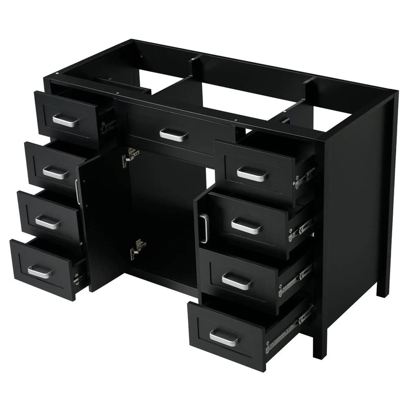 Bathroom Vanity Cabinet with 2 Soft Close Doors and 8 Drawers by HouseOfZazla