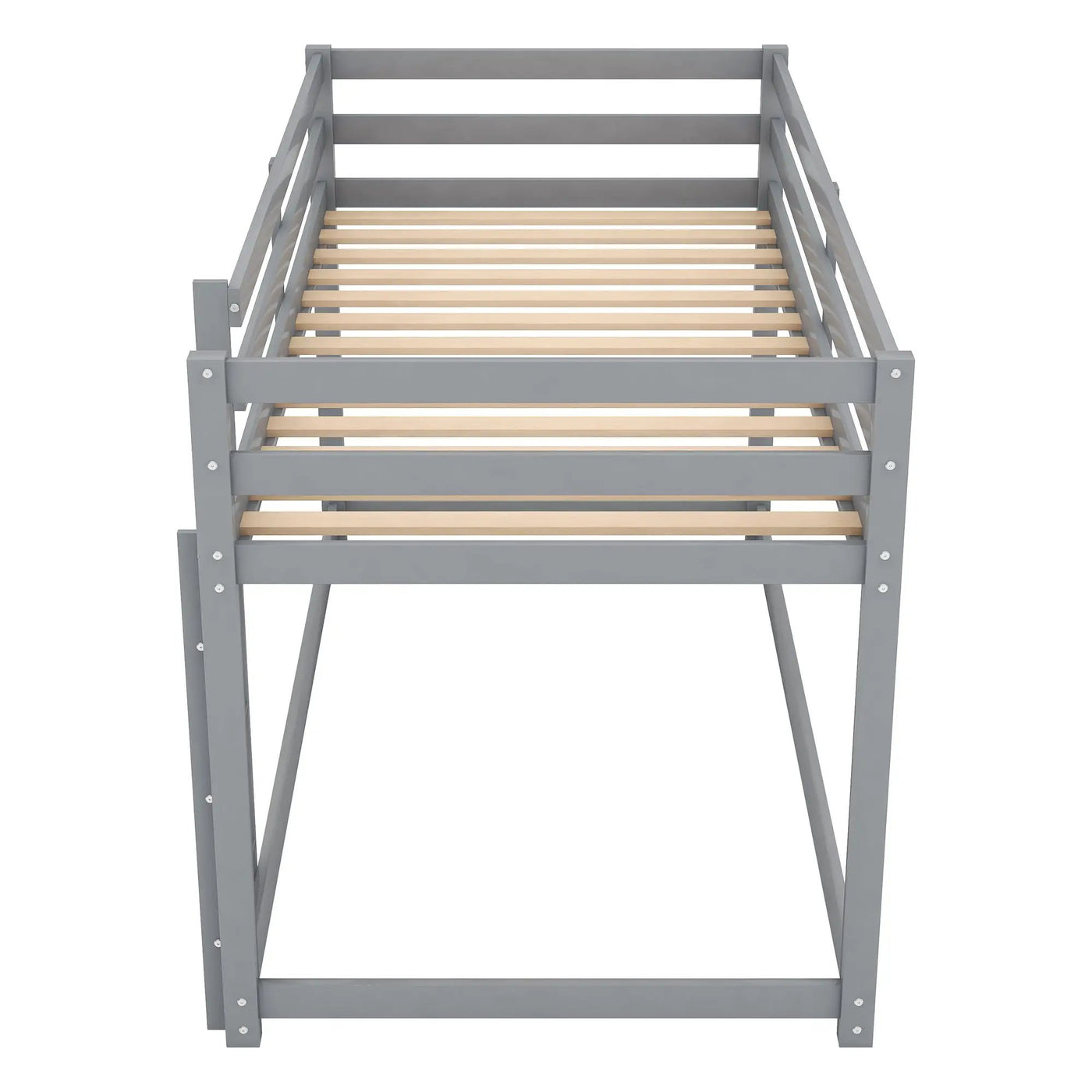 Floor Bunk Bed With Ladder by HouseOfZazla
