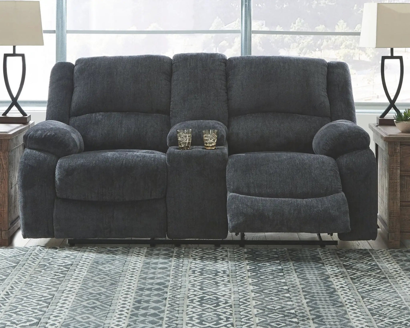 Draycoll - Reclining Loveseat by Unique Piece Furniture