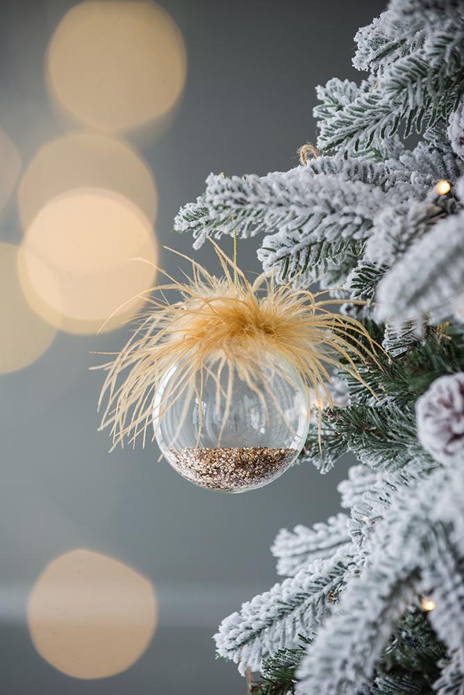 Christmas Ball Ornaments Decorative Hanging Balls – Glass – Purple, Red, or Dark Brown, photo 2 of 32