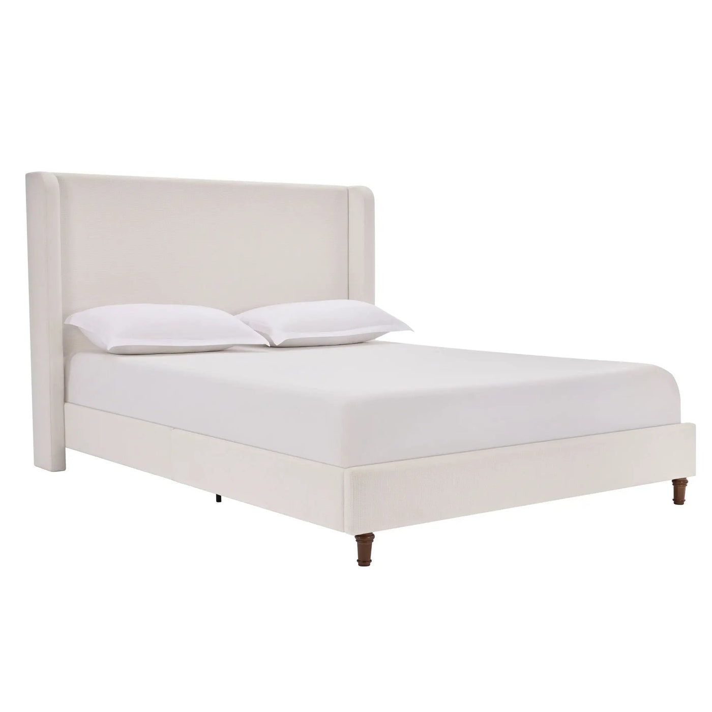 Harper - Tall Headboard Upholstered Bed / High Headboard / Elegant Simplicity / No Box Spring Needed by HouseOfZazla