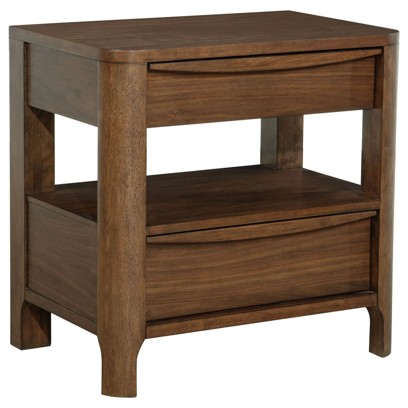 Maderia 5-piece Eastern King Bedroom Set Walnut by Unique Piece Furniture