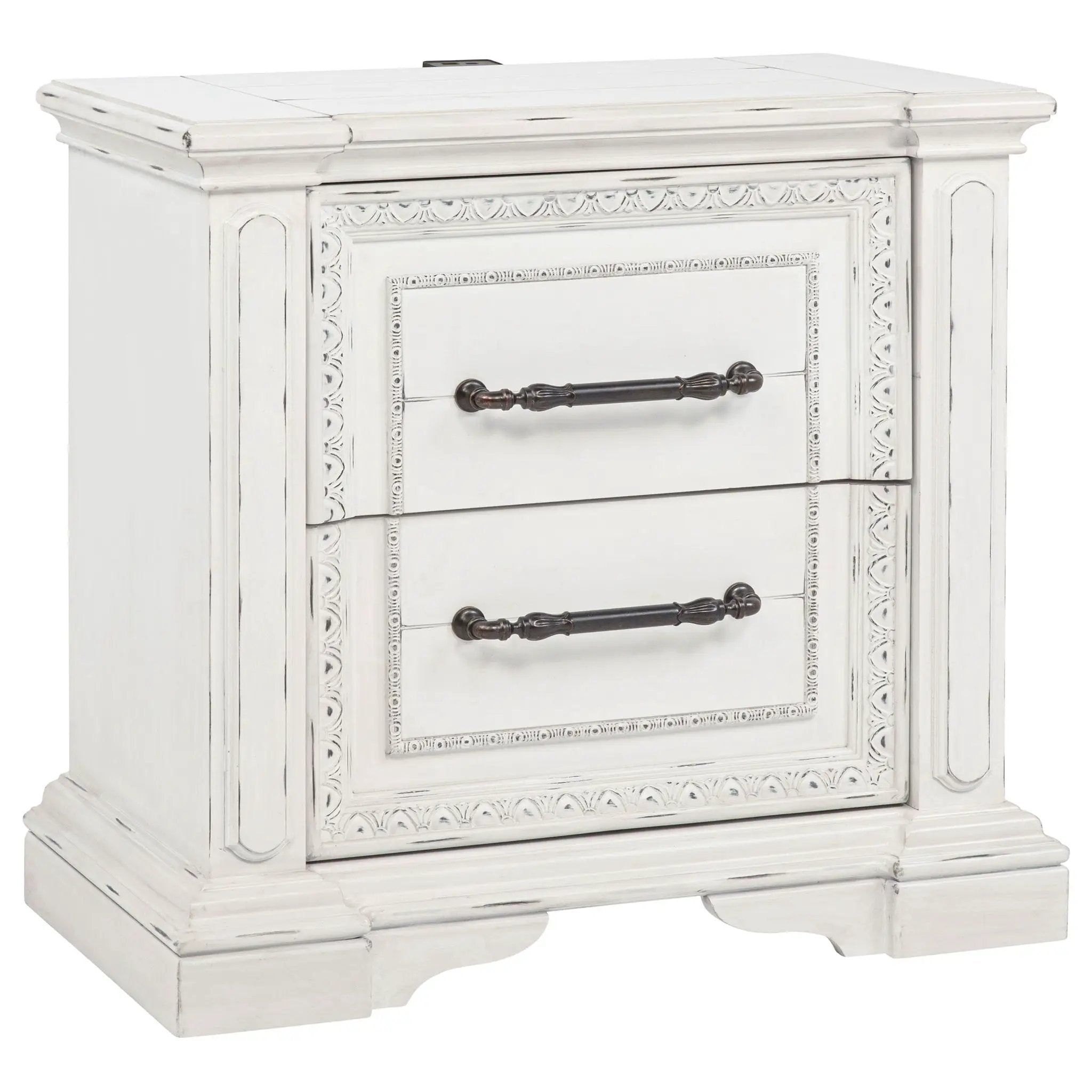 McKinney 4-piece California King Bedroom Set Vintage White by Unique Piece Furniture