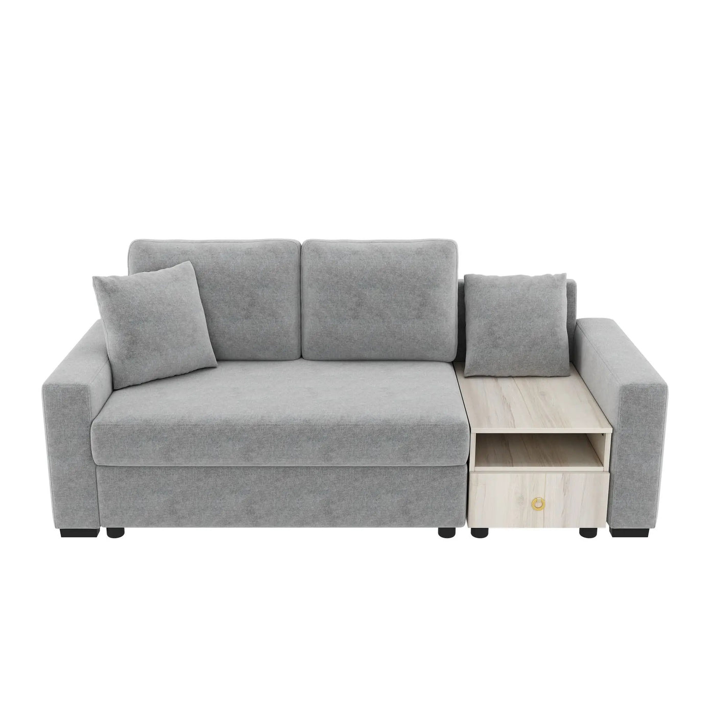 Modular Sofa Couch With Storage Armrest And Center Console by HouseOfZazla