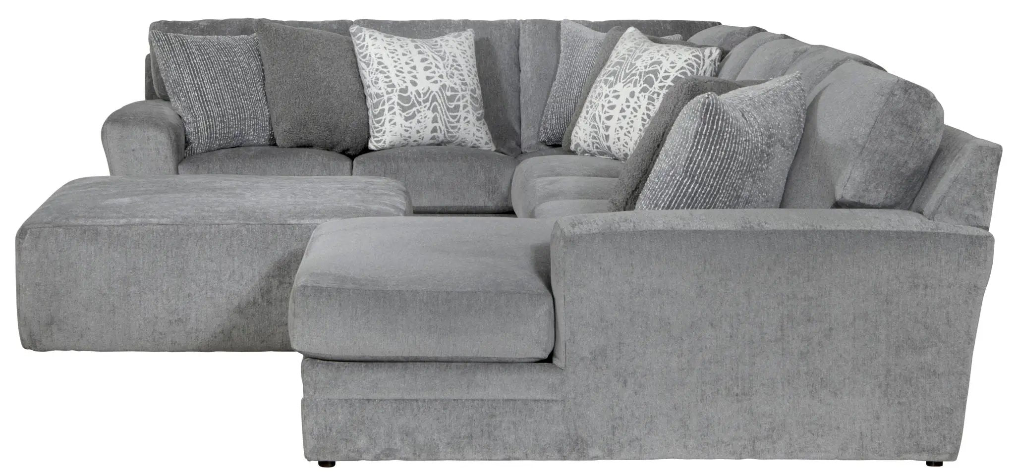 Glacier - Sectional With Cocktail Ottoman by Unique Piece Furniture