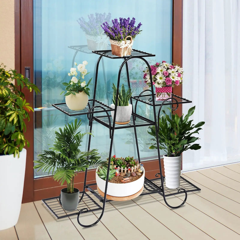 7 Tier Metal Patio Plant Stand by DirectDeals