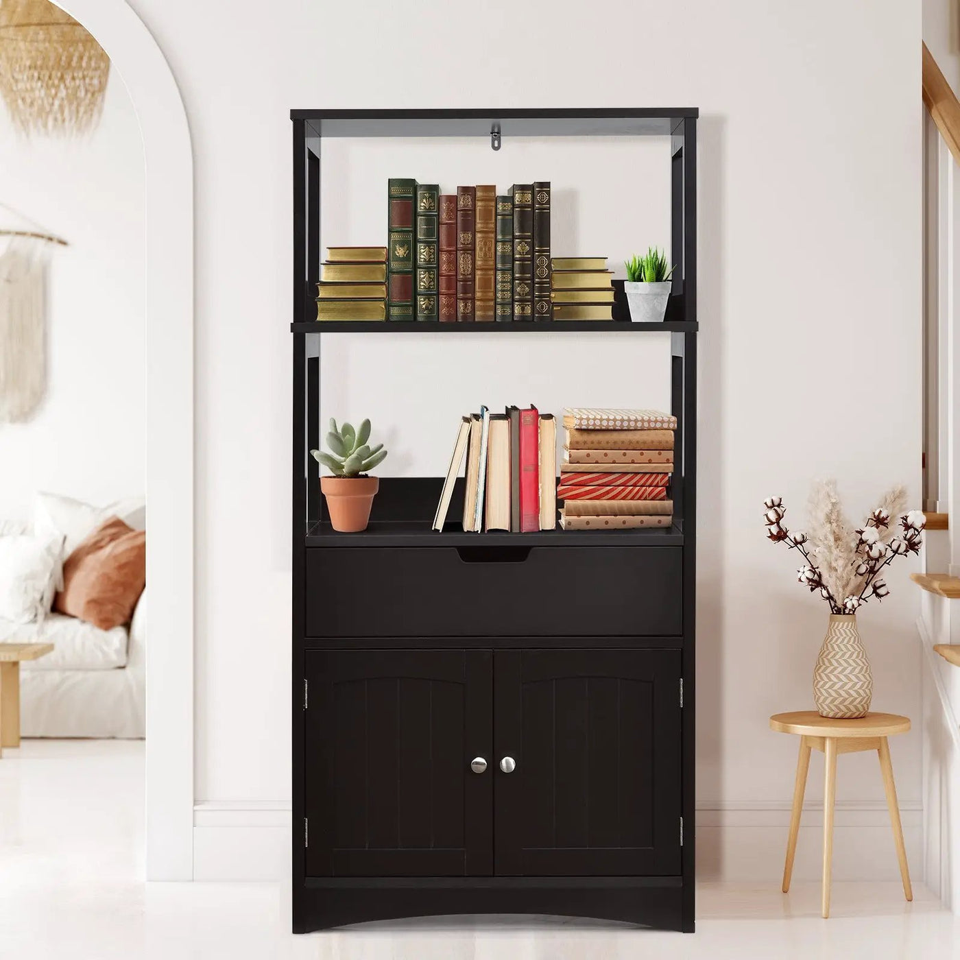 Bathroom Storage Cabinet with Drawer and Shelf Floor Cabinet by DirectDeals