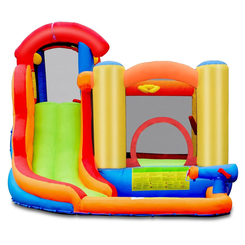 Inflatable Water Slide Bounce House with Pool and Cannon Without Blower by DirectDeals