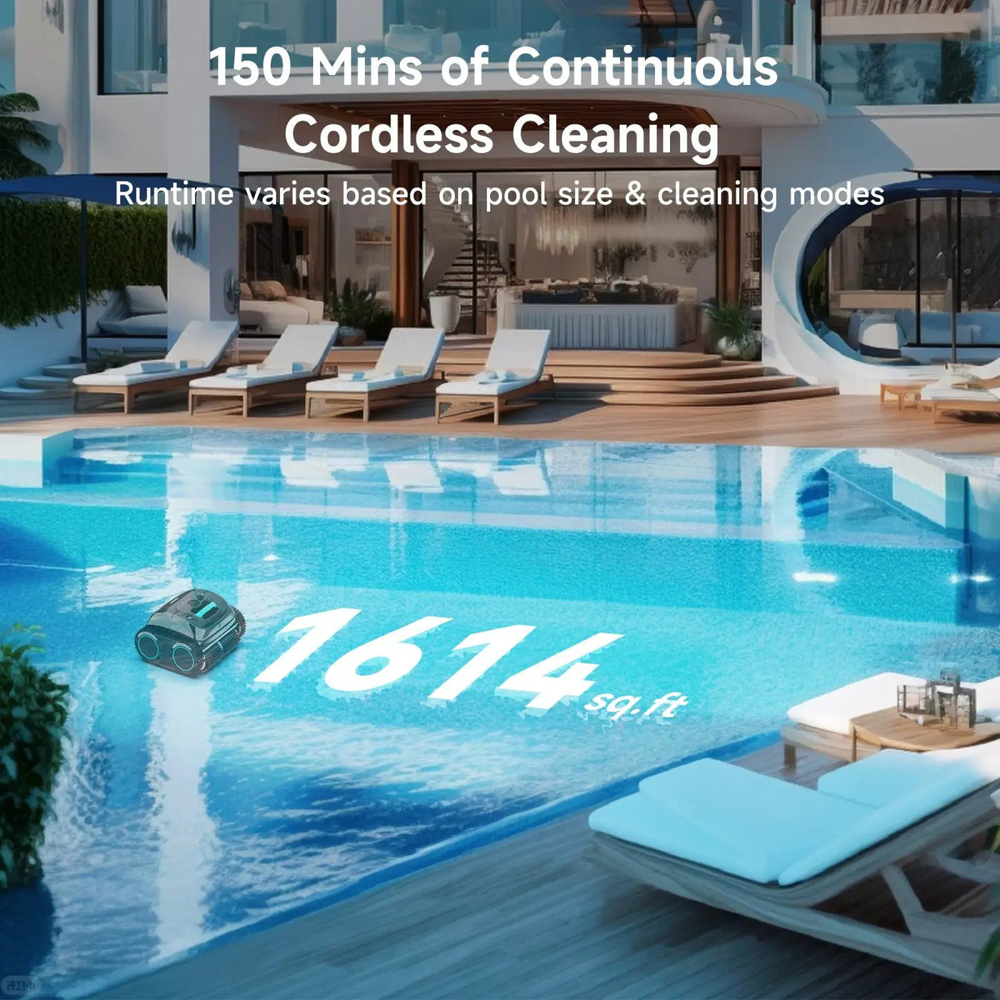 (2026 Upgrade) WYBOT C1 Cordless Robotic Pool Cleaner by WYBOT