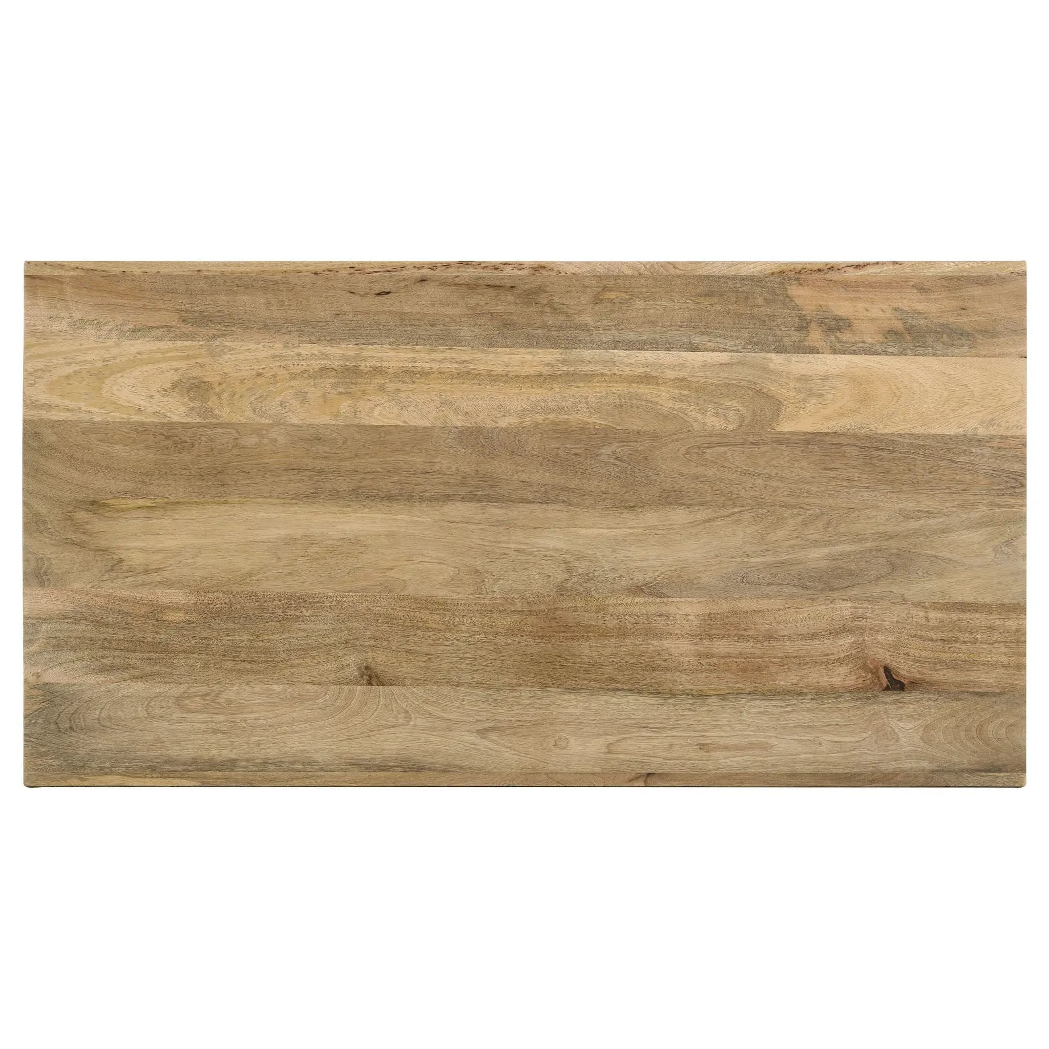 Benton Rectangular Solid Wood Coffee Table Natural by Unique Piece Furniture