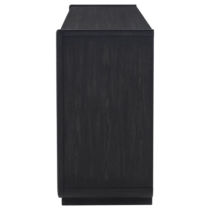 Leandro 2-drawer Dining Sideboard Server Burnished Black by Unique Piece Furniture