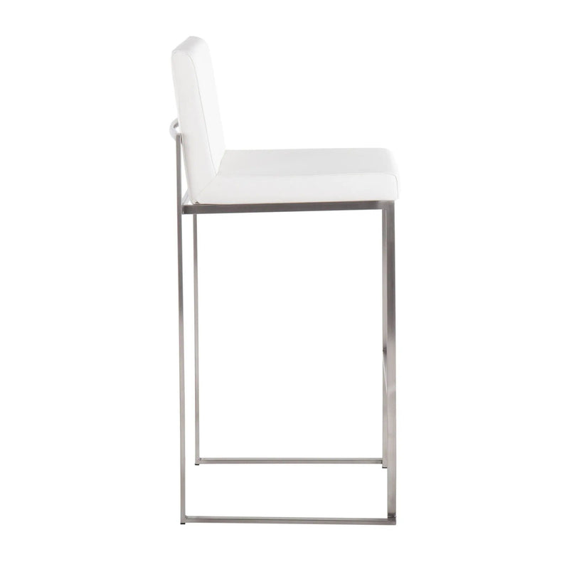 Fuji - Contemporary And Modern Elegance High Back Barstool by Unique Piece Furniture