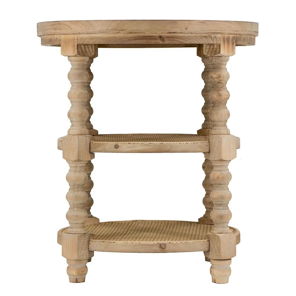 Round 3 Tiered Side Tabel, End Tabel For Lving Room Bedroom Entryway by Unique Piece Furniture