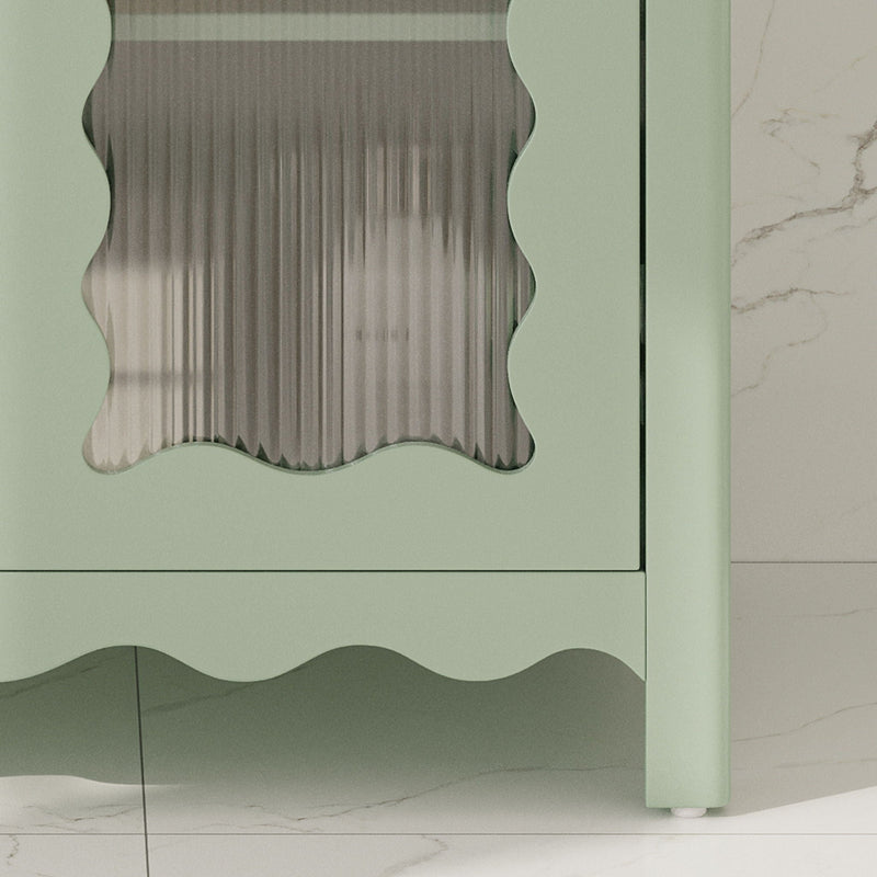 Modern Bathroom Vanity With Tempered Glass Doors by HouseOfZazla