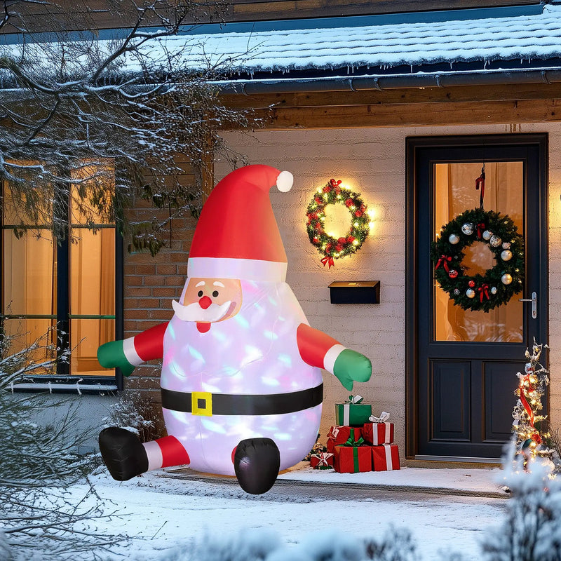Outsunny Inflatable Christmas Santa Claus by HouseOfZazla