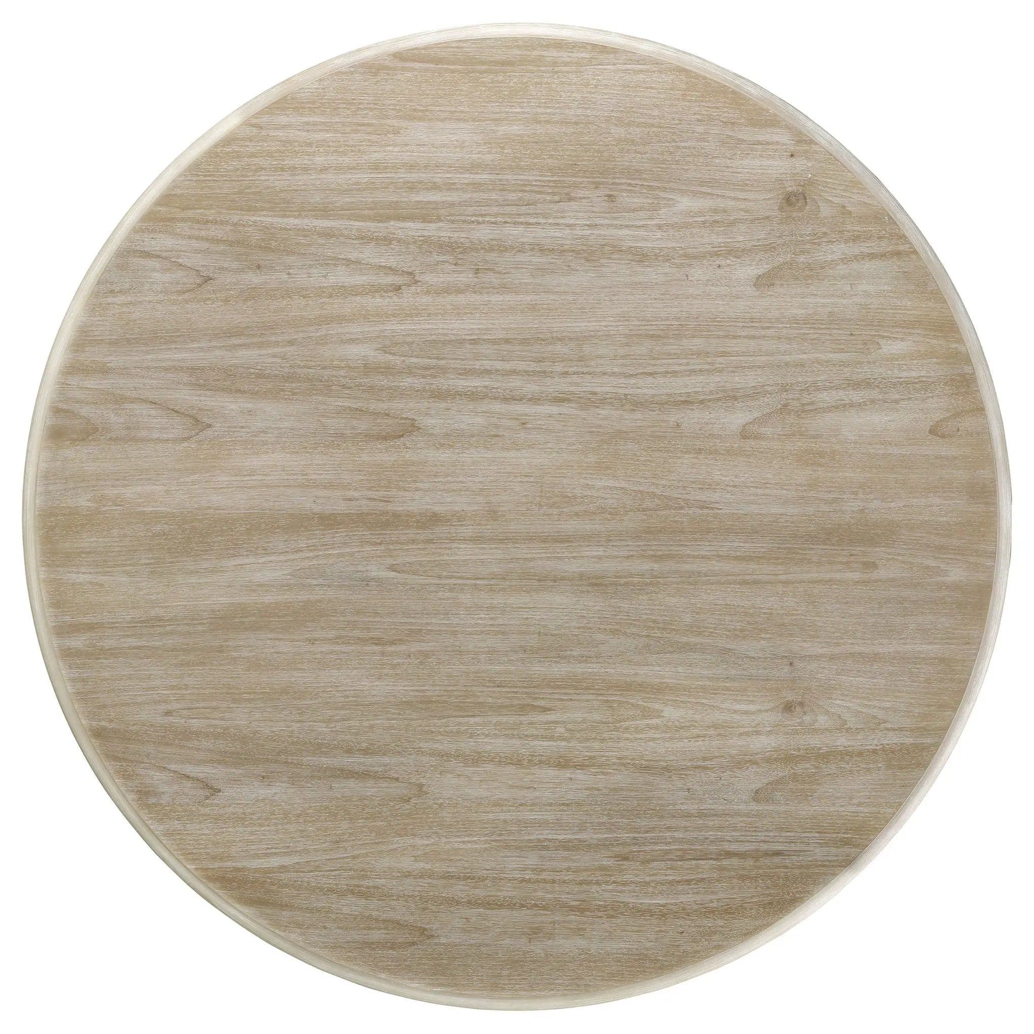 Trofello 5-piece Round Dining Table Set White Washed by Unique Piece Furniture