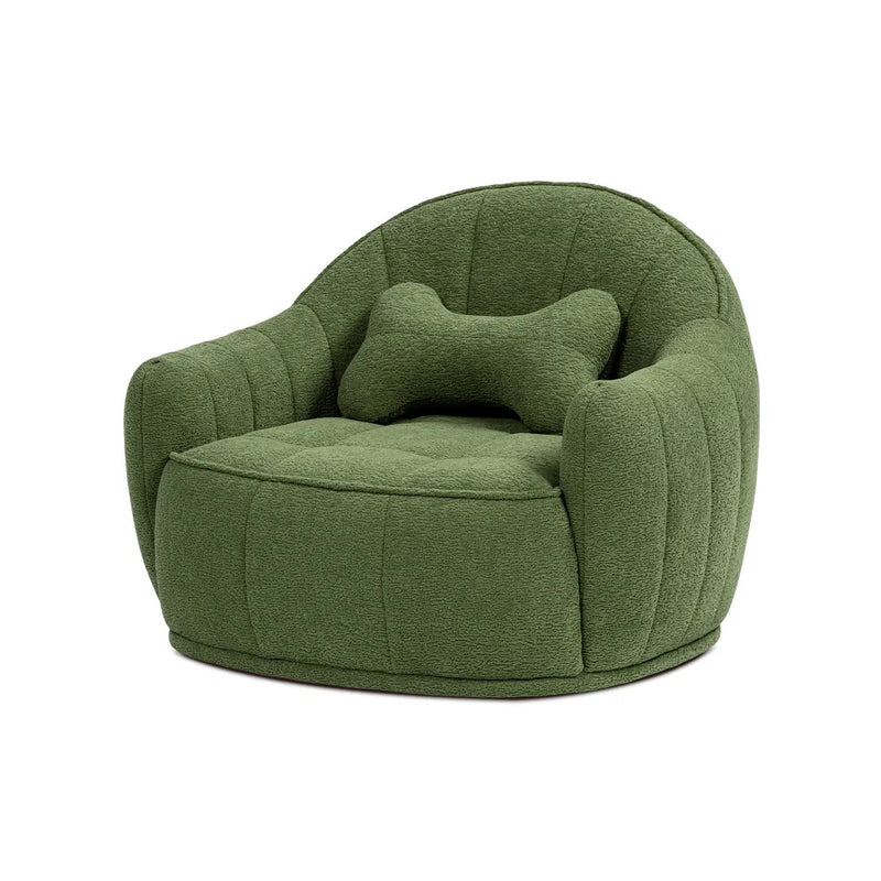 Louie 30.5" Dog Sofa Bed, Medium, Moss by HouseOfZazla