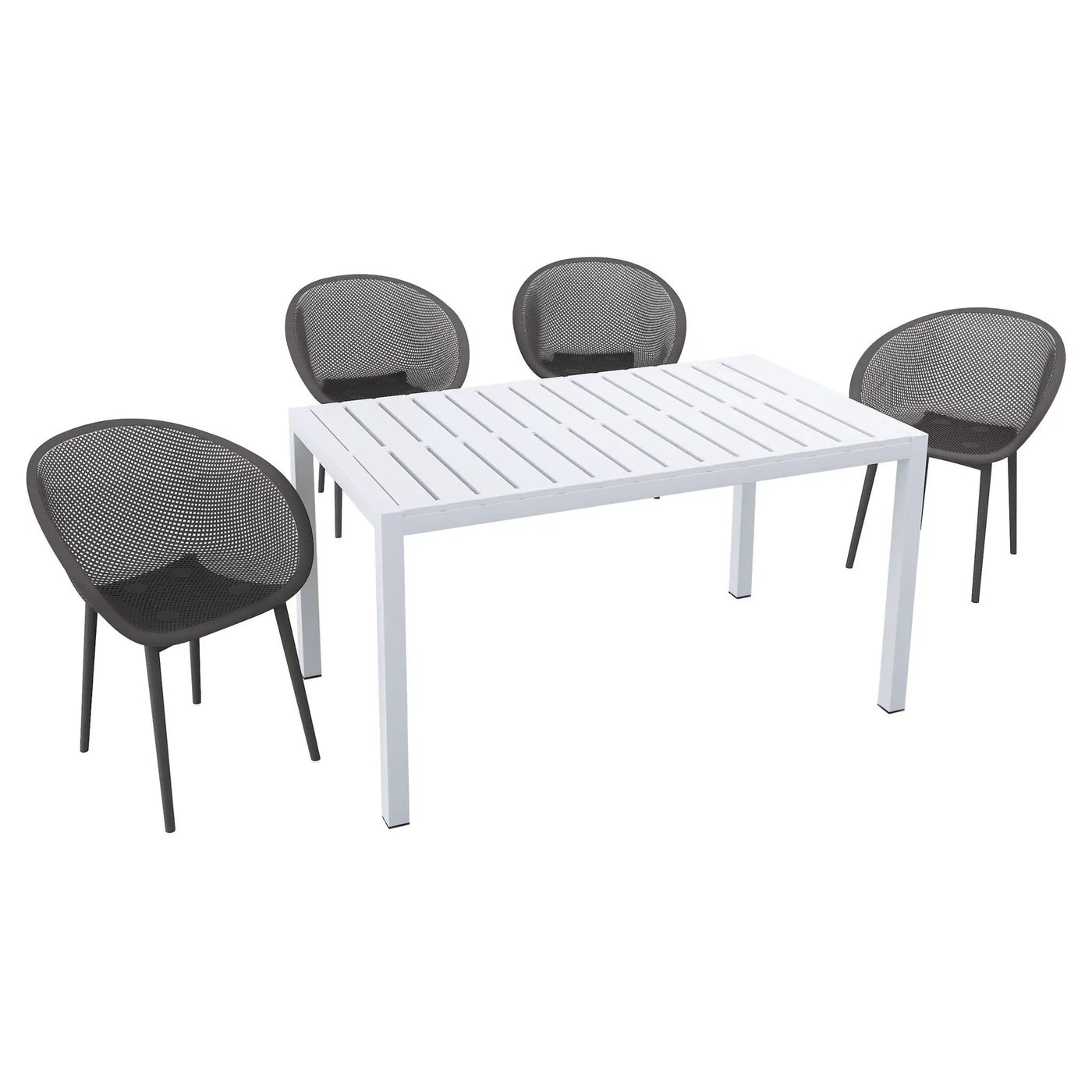 4 Pack Lounge Chair Set With Long Table by HouseOfZazla