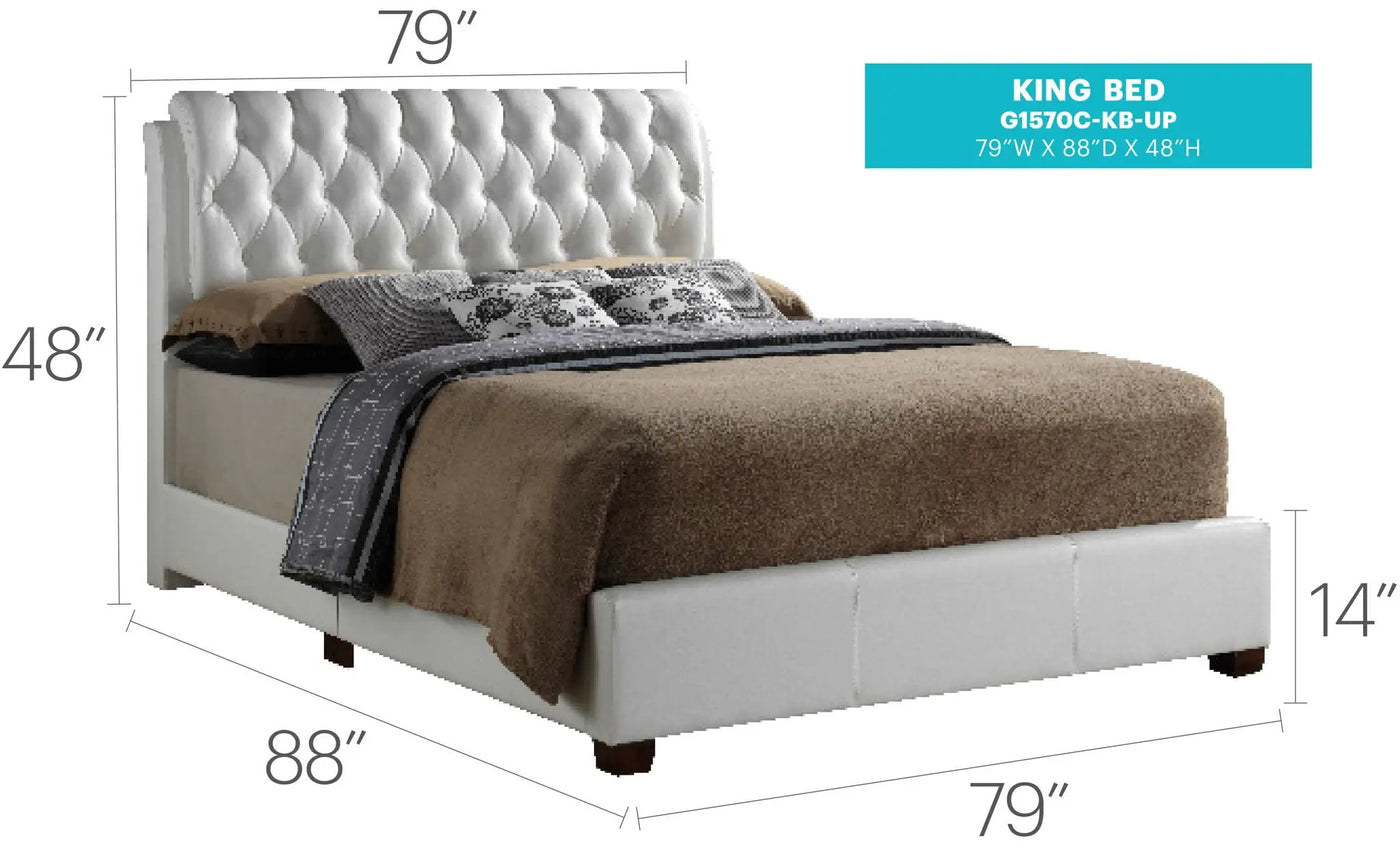 Tufted Upholstered Bed by HouseOfZazla