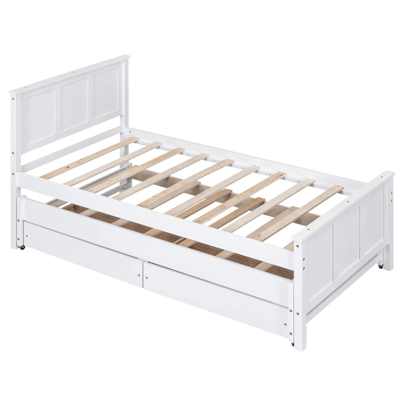 Platform Bed With Trundle And Drawers by HouseOfZazla