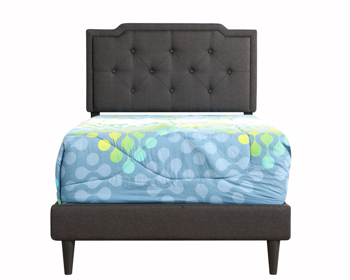 Button Tufted Upholstered Bed with Charming Design - Multiple Colors, photo 21 of 40