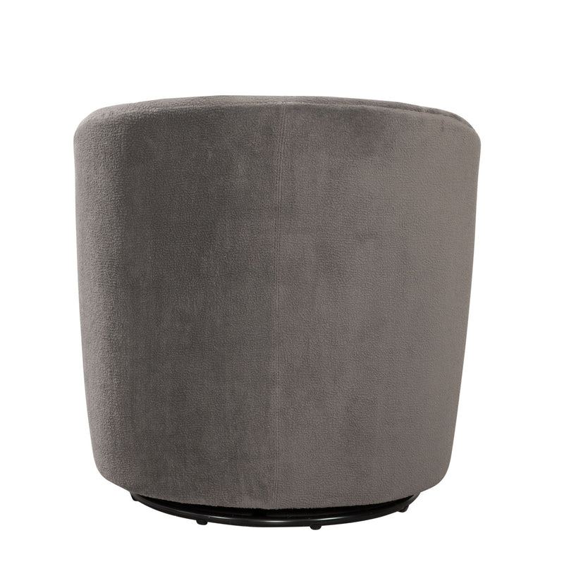 Oaklynn - Barrel Style Swivel Accent Chair by HouseOfZazla