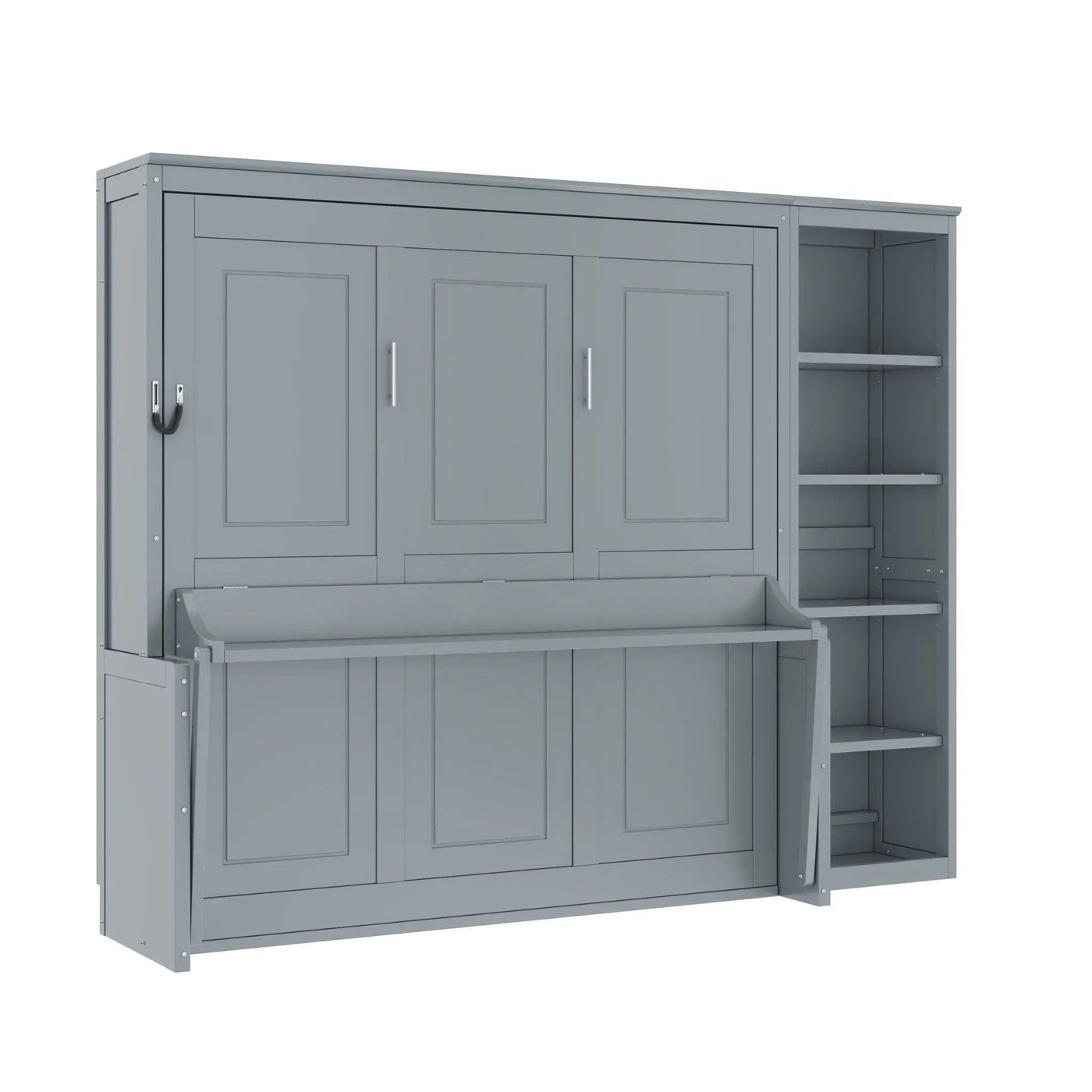 Sturdy Murphy Bed With Desk And Bookshelf by Unique Piece Furniture