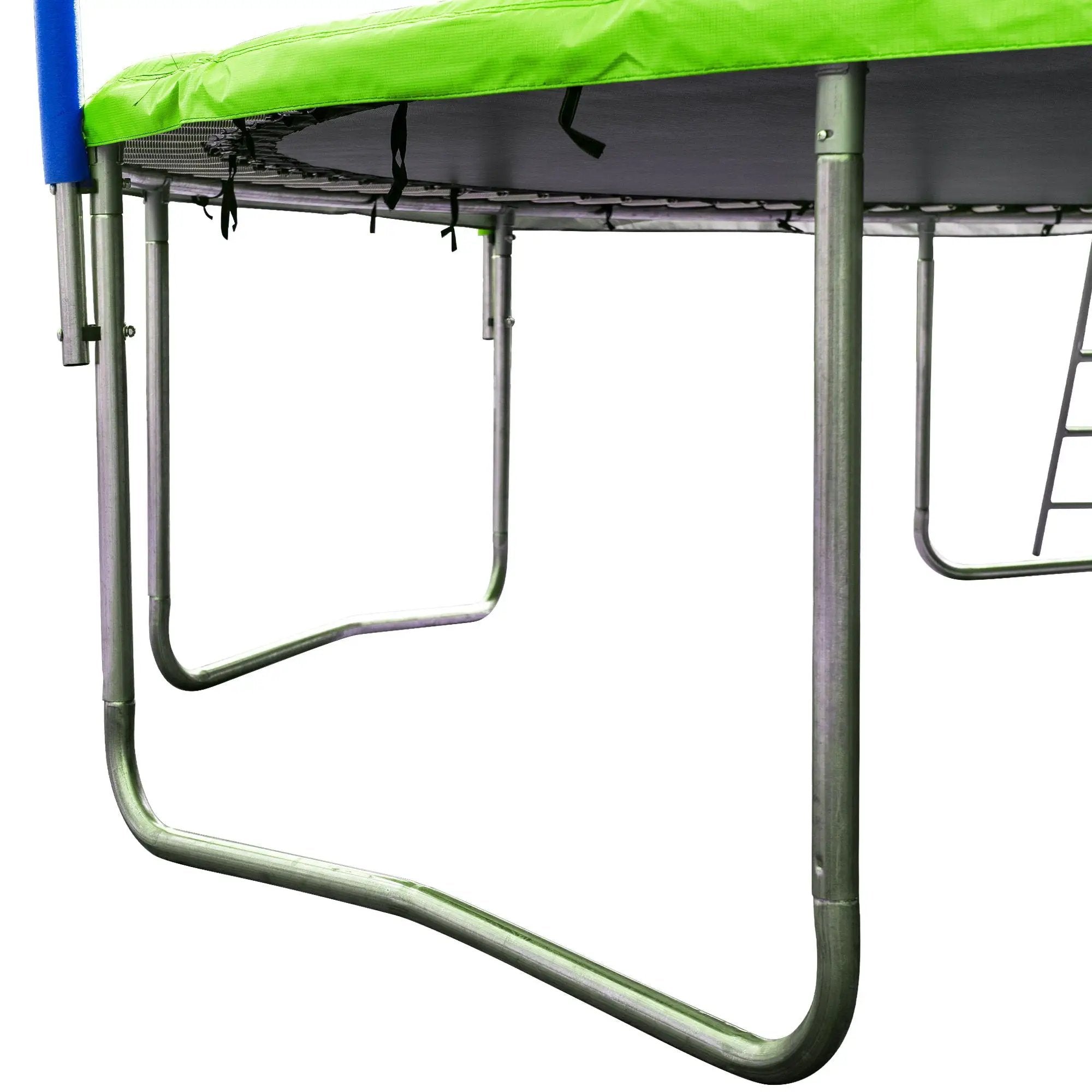 Trampoline For Adults & Kids With Basketball Hoop, Outdoor Trampolines With Ladder And Safety Enclosure Net For Kids And Adults by HouseOfZazla