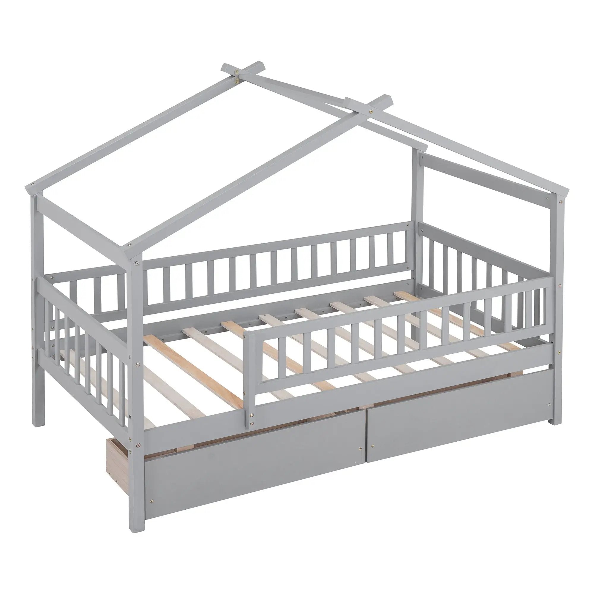 House Bed With 2 Drawers by HouseOfZazla