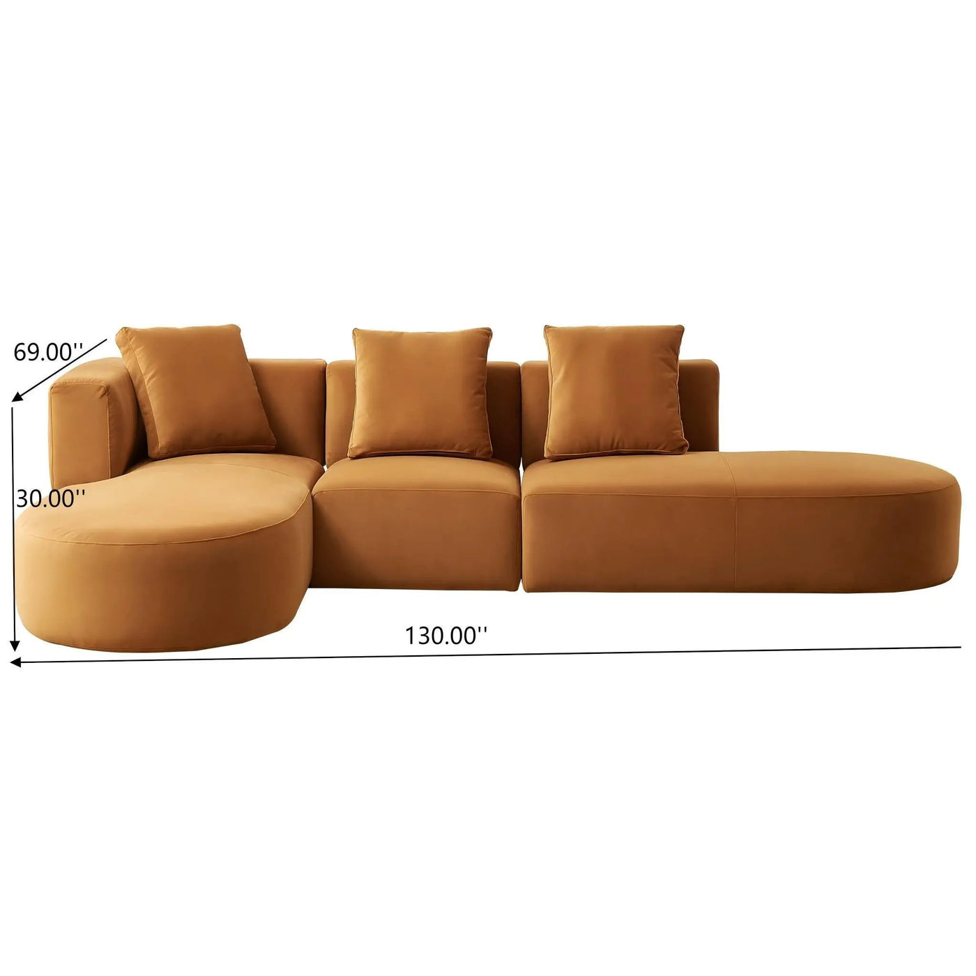 Orby - Stylish Sectional Sofa by HouseOfZazla
