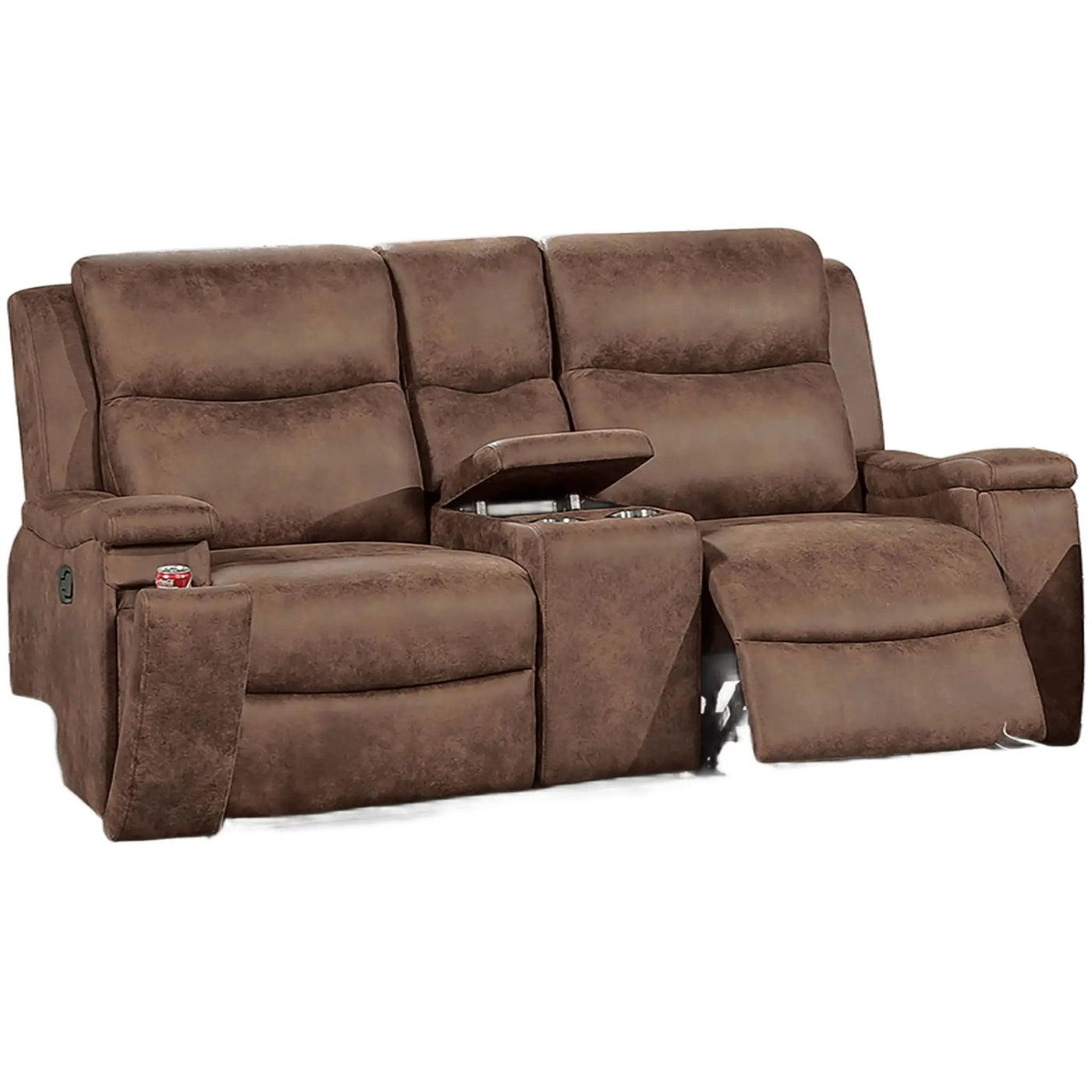 Modern Manual Motion Living Room Set & Hidden Cup Holders by HouseOfZazla