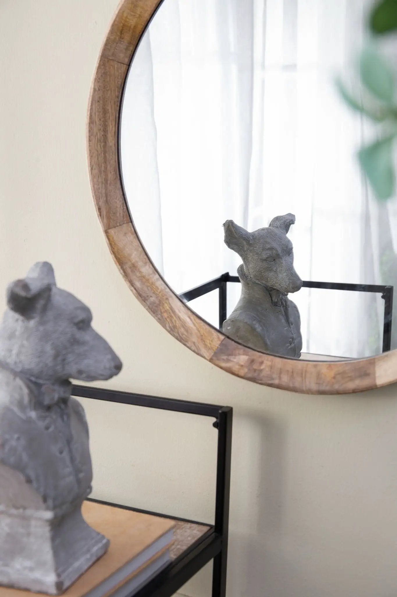 Transitional Decor Style Wall Mirror Decor With Frame For Bathroom by HouseOfZazla