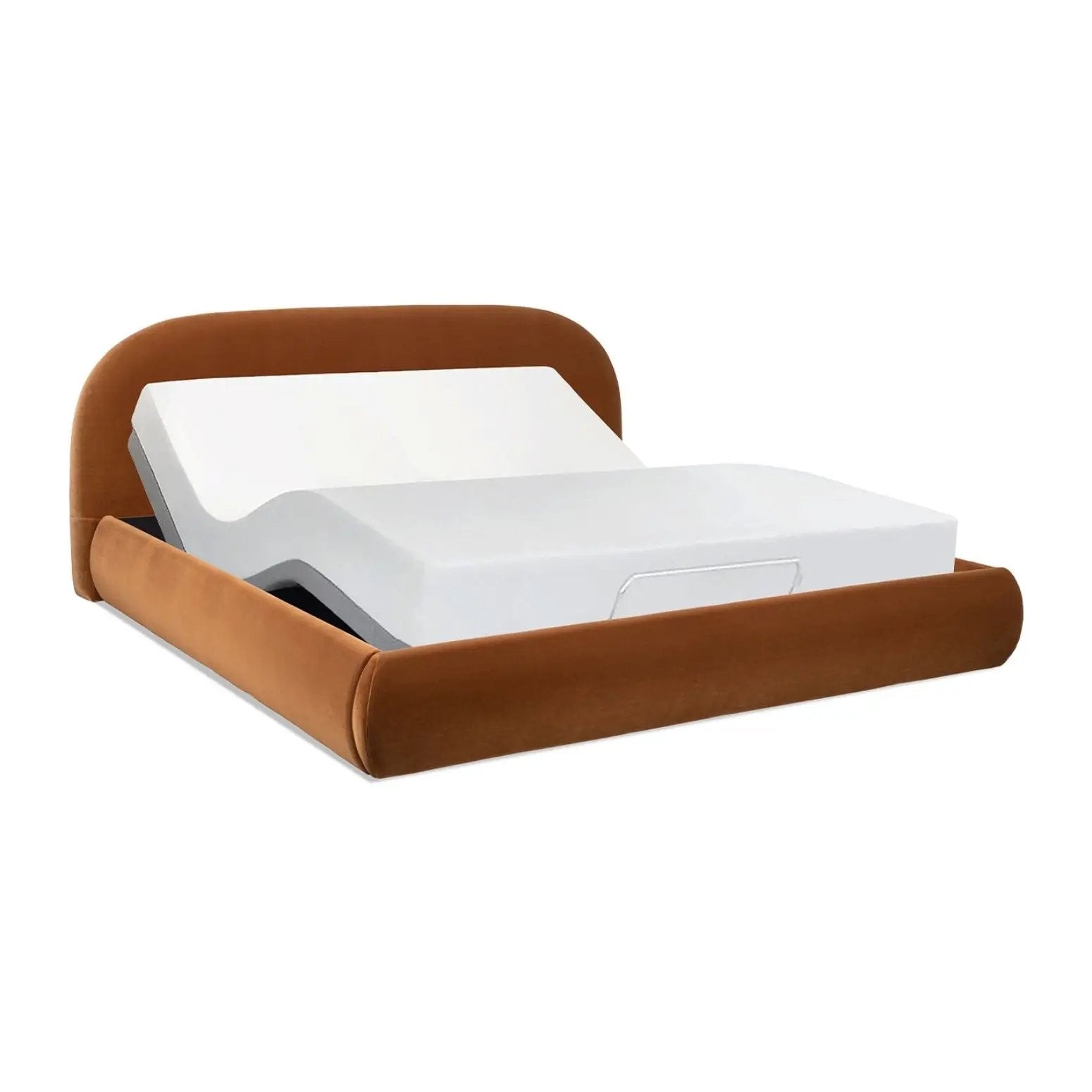 Archie Puffy Grounded - Upholstered Platform Bed by Unique Piece Furniture
