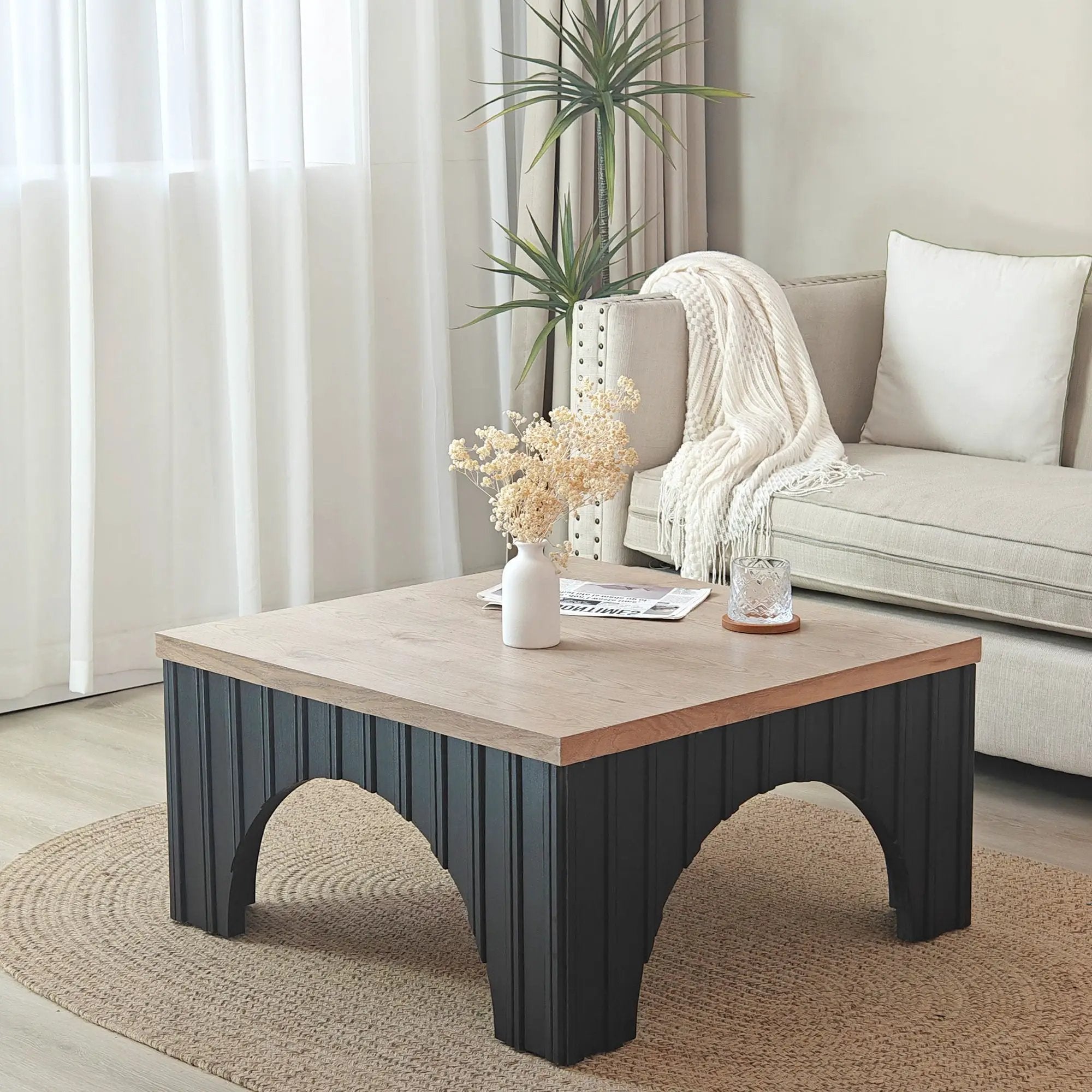 Arch Fluted Table by Unique Piece Furniture