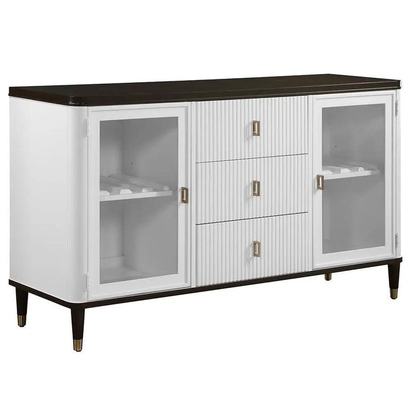 Carena - Server - White & Brown by Unique Piece Furniture