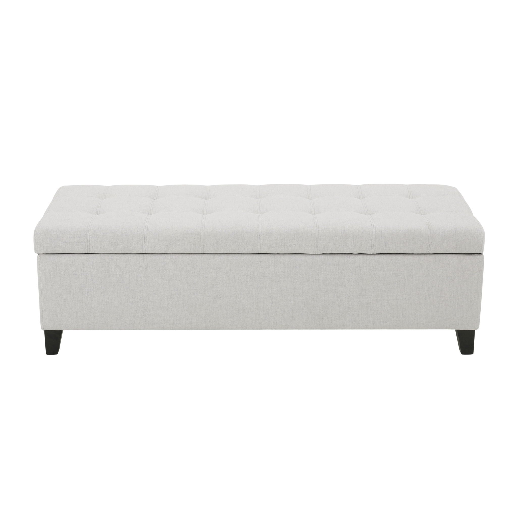 Upholstered Storage Ottoman Bench, Foot Rest For Bedroom by HouseOfZazla