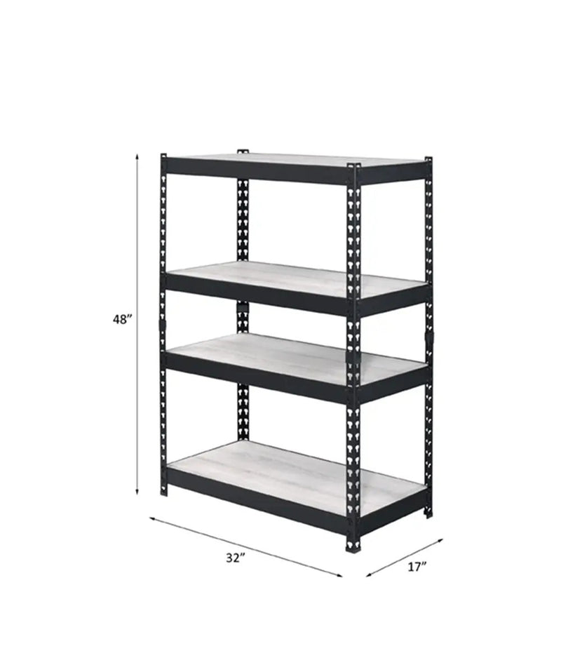 Decmus 4-Tier Industrial Bookcase by HouseOfZazla
